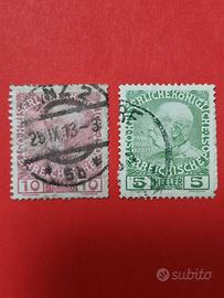 Francobolli rari Austria Heller