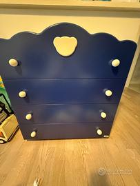 Cassettiera Fasciatoio Mibb in legno