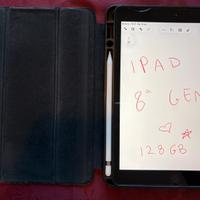 IPAD 128 gb + Apple pencil + cover