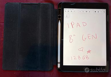 IPAD 128 gb + Apple pencil + cover