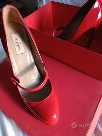 Décolleté Valentino Garavani in vernice rossa  