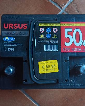 batteria auto 50 ah 