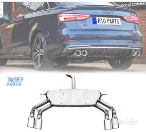 SILENZIATORE DI SCARICO AUDI A3 S LINE SEDAN 13-20