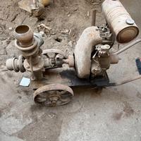 motopompa agricola vintage per irrigazione