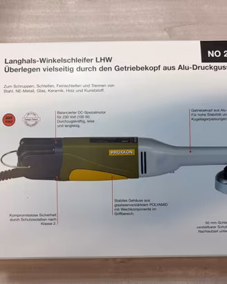 Proxxon smerigliatrice angolare