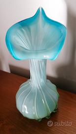 Vasetto Vetro Colorato A Forma Di Calla 