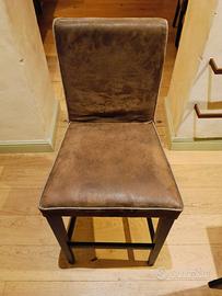 Sgabelli in pelle