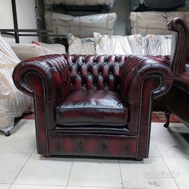 Poltrona chesterfield club nuova...chester inglese