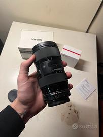 Sigma 18-35 f 1.8 attacco Canon + Viltrox