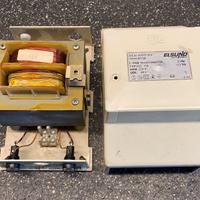 Trasformatore lamellare 24V 150VA + porta fusibili