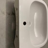 Lavabo sospeso con semicolonna della duravit