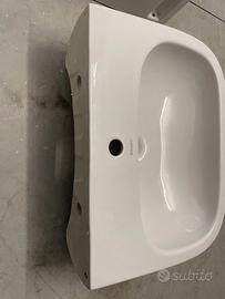 Lavabo sospeso con semicolonna della duravit