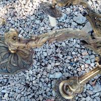 Lampadario antico in ottone