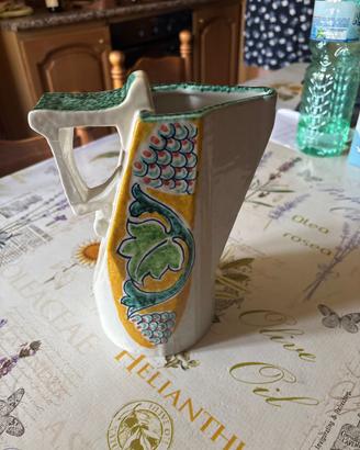 Brocca vaso ceramica d’autore firmata nino caruso