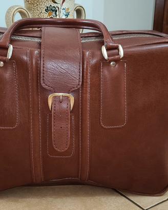 Borsa Viaggio Vintage in Vera Pelle – Artigianato 