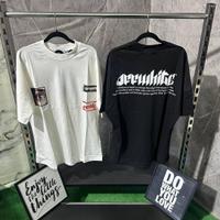 T-shirt off white oversize M bianca