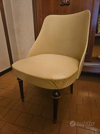 sedia bassa vintage