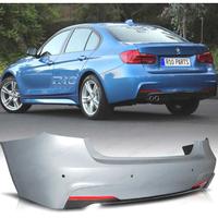PARAURTI POSTERIORE BMW F30 LOOK M PDC DOPPIO USCI