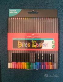 24 pestelli Faber Castell black edition nuovi 