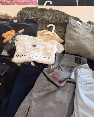 Set / lotto 20 pezzi abbigliamento uomo donna usat