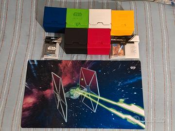 Lotto Star Wars Unlimited leggendarie + deck pod