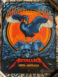 Metallica M72 WT - Pop Up Poster Perth Numbered
