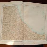 CARTA GEOGRAFICA DI CHIETI DEL 1909