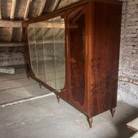 Armadio Vintage con specchio e cassettiera interna