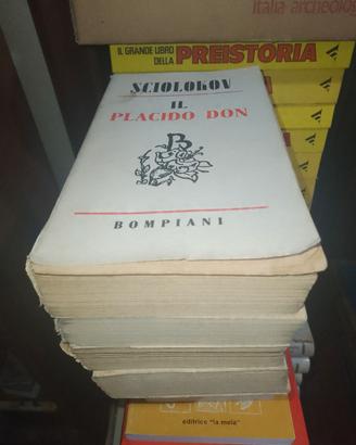 Il placido Don Sciolokov Bompiani 1943/45/46/48