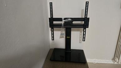 Supporto tv con base in vetro temperato
