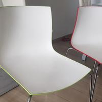 sedie design Arper mod.Califa 46 bicolore