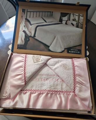 Set Seicento Barocco Lenzuola + copriletto anni 80