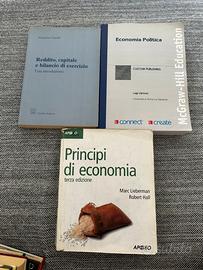 Lotto 3 libri universitari economia politica