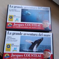 2 Vhs:La grande avventura del mare - J.Costeau