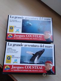 2 Vhs:La grande avventura del mare - J.Costeau