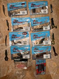 Artificiali  in gomma da spinning BASS/SPIGOLA