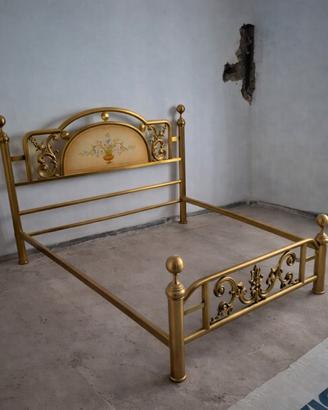 letto matrimoniale in ottone