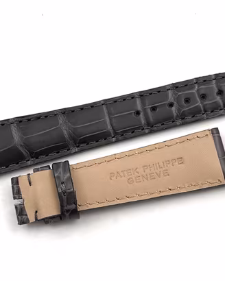 Patek Philippe Cinturino Alligatore Grigio 20/16