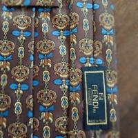 cravatta in seta Fendi 