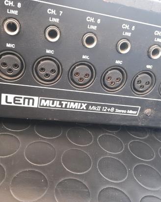 Mixer vintage lem multimix 12+8