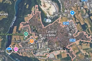 Calusco D'Adda con 2 camere,balcone e box auto