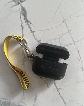 OFF-WHITE Cintura Grafica Airpods Pro Cover Nero