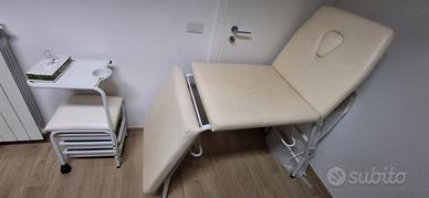 Lettino Estetista/Massaggi regolabile 