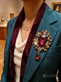 spilla vintage bigiotteria 