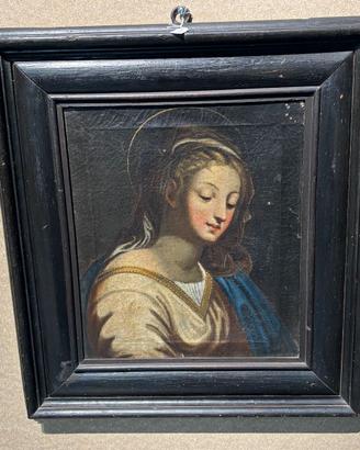Antico dipinto olio su tela  inizio del XVII sec
