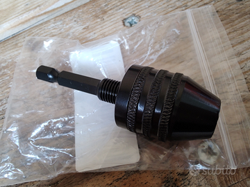 Mandrino HEX per avvitatore punte fino 8mm nuovo