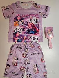 Set Pigiama e Spazzola K-Pop Huntrix Demon Hunters