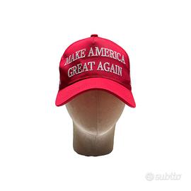 Cap Cappello Trump Make America Great Again Rosso