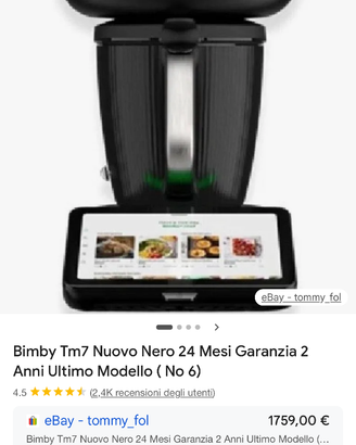 Bimby tm7 nuovo