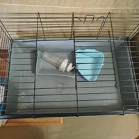 GABBIETTA PER RODITORI CON MANGIATOIA E BEVERINO